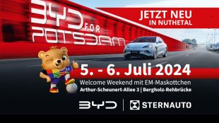 STERNAUTO eröffnet den ersten BYD Store für die Region Potsdam, bei Berlin in Deutschland