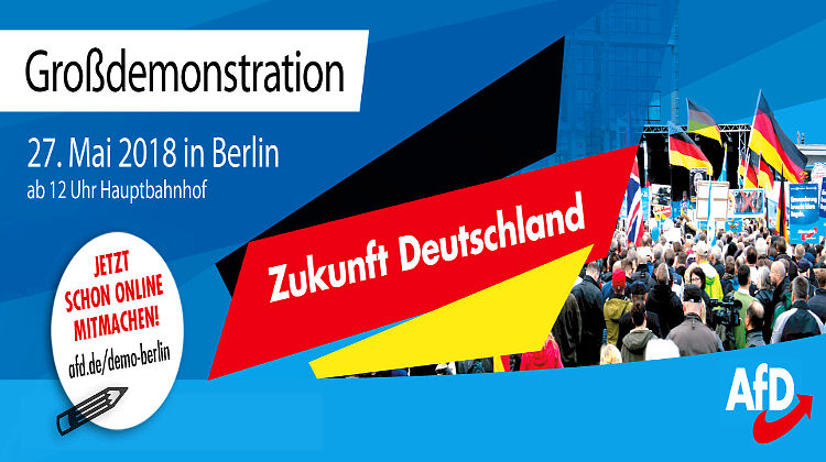 Berlin: Tausende Menschen bei AfD-Demo "Zukunft Deutschland"