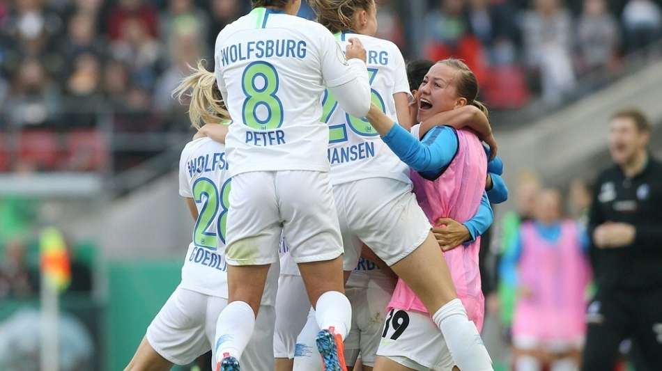 Frauen-Pokalfinale: Rekord-Seriensieger Wolfsburg bezwingt Freiburg