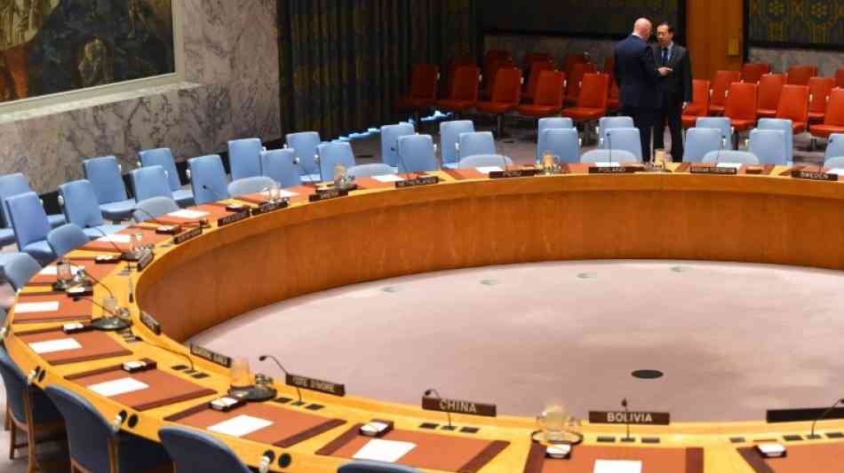 Abstimmung im UN-Sicherheitsrat 