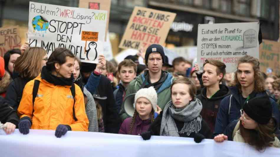 Greta Thunberg betont in Hamburg Entschlossenheit von klimastreikenden Schülern