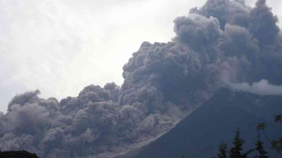 Mindestens 25 Tote bei Vulkanausbruch in Guatemala