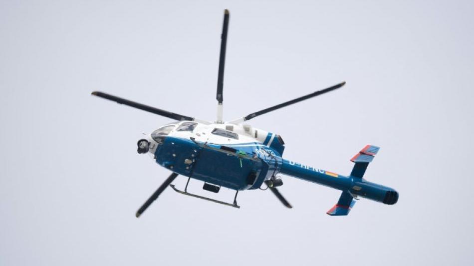 Polizei findet mit Hubschrauber Mann nach Laserpointer-Attacke