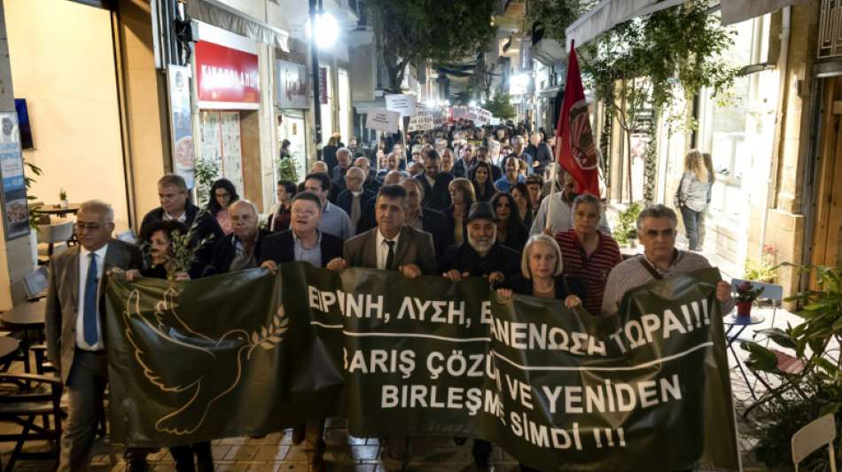 Hunderte Zyprer demonstrieren für Wiedervereinigung der geteilten Insel