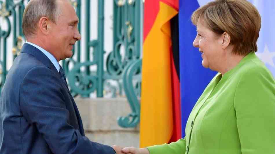 Merkel nutze Treffen mit Russlands Pr