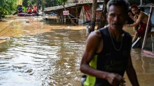 Teile von Indonesiens Hauptstadt Jakarta nach heftigem Regen überflutet