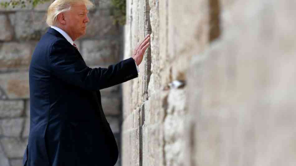 Trump zweifelt Israel Willen zu Frieden mit Pal