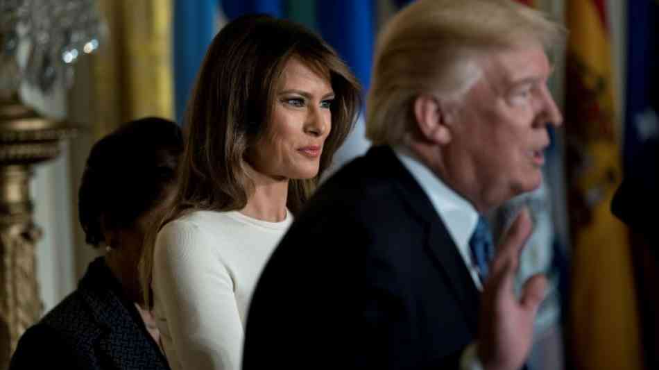 Melania Trump wirbt in US-Schule f