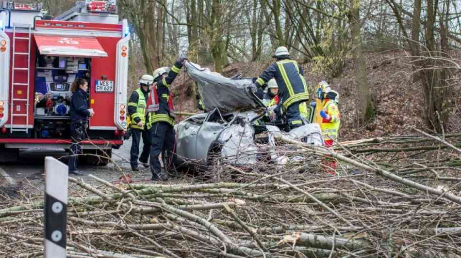 Wintersturm "Friederike" fegt 