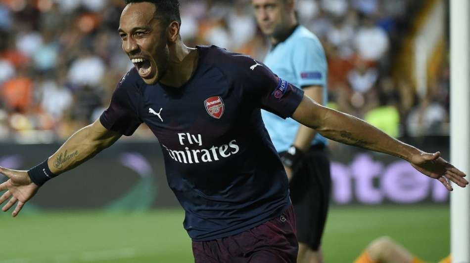 Aubameyang schießt Arsenal in erstes europäisches Endspiel seit 13 Jahren