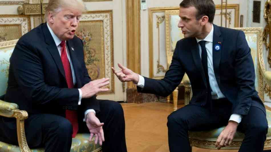 Trump attackiert Macron wegen Handels- und Sicherheitspolitik 