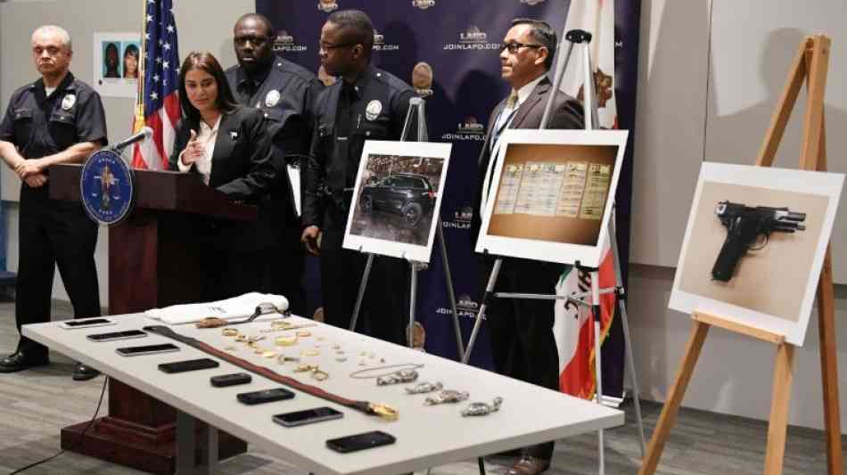 Vier Festnahmen wegen Einbrüchen bei Prominenten in Los Angeles 