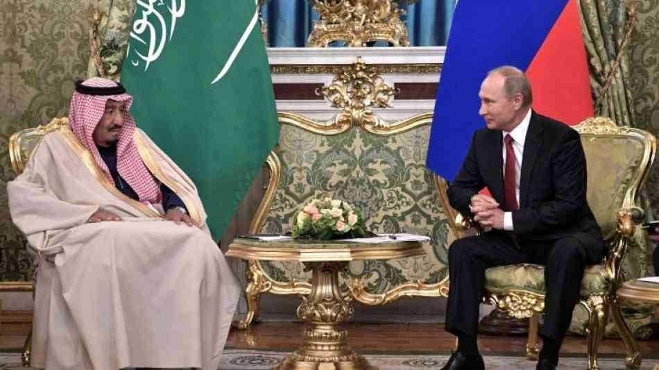 Putin empfängt in Moskau erstmals saudiarabischen König Salman