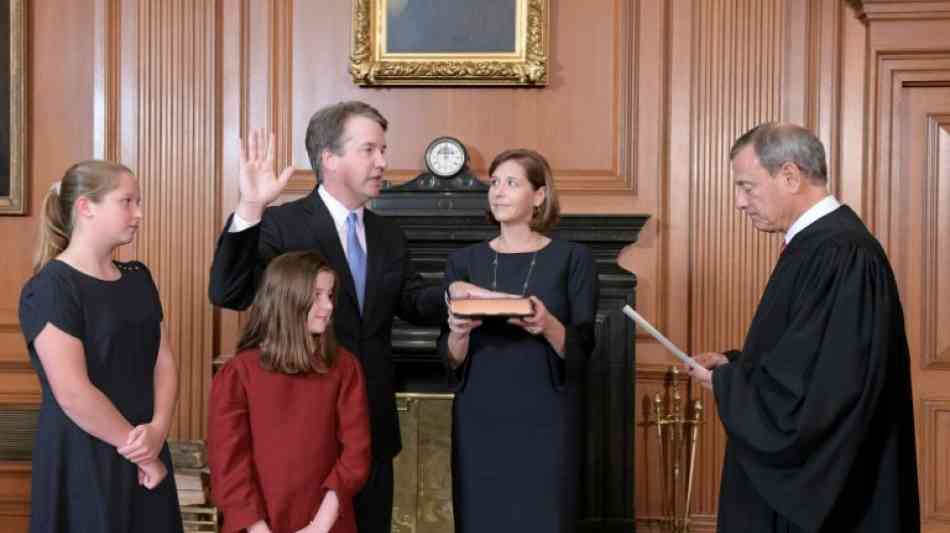 USA: Jurist Kavanaugh ist Richter auf Lebenszeit am Supreme Court