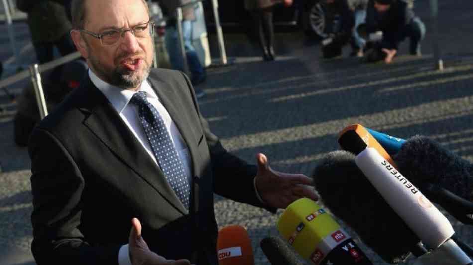 GroKo - Schulz: "Tag der Entscheidung" angebrochen