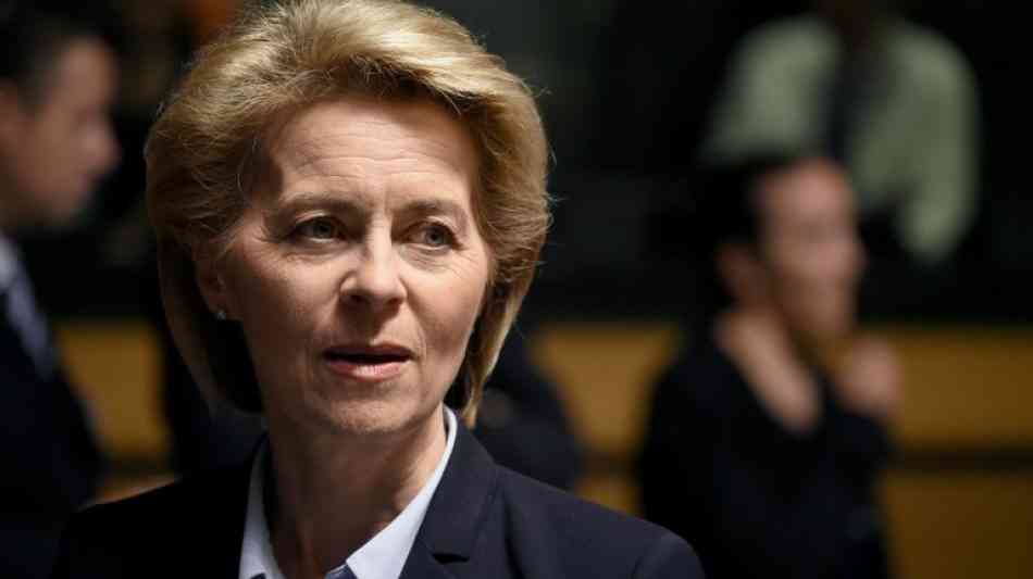 Ministerin Von der Leyen mahnt "Verhandlungslösung" für Syrien an