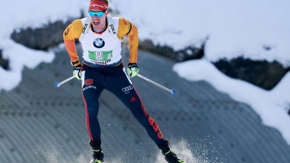 Biathlon: Kühn starker Dritter - Fourcade gewinnt