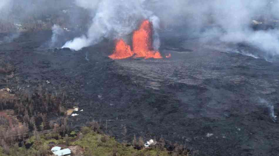 Aufruf zu Evakuierung von weiterem Gebiet am Vulkan Kilauea auf Hawaii