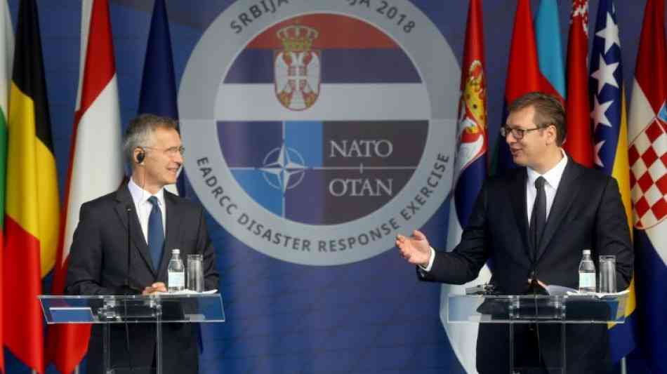 Nato-Chef begrüßt Partnerschaft mit Serbien trotz "schmerzhafter" Vergangenheit