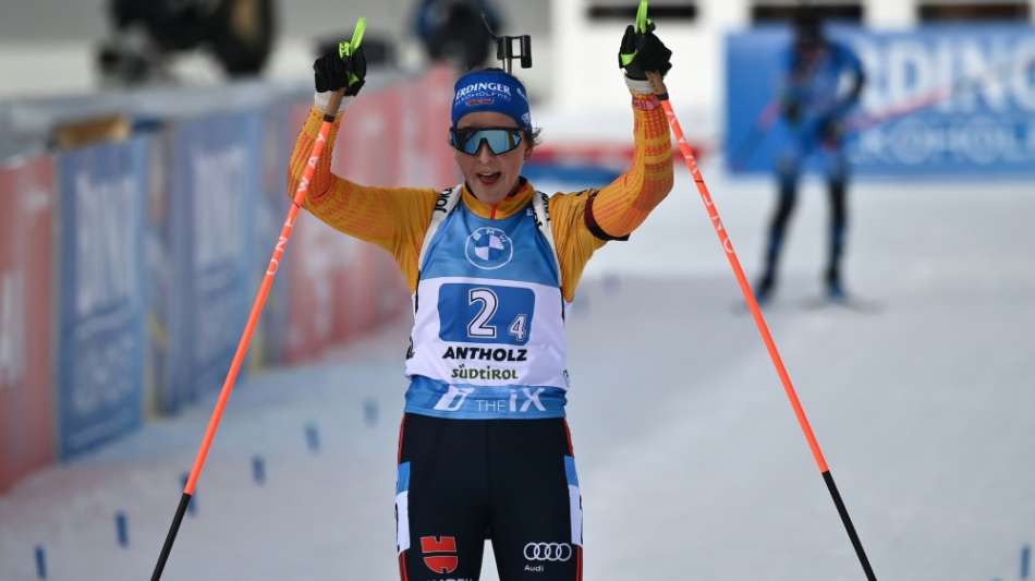 Biathlon: Deutsche Frauen-Staffel bei WM-Generalprobe in Antholz auf Platz zwei