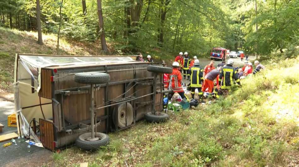 13 verletzte Senioren bei Unfall mit Pferdekutsche in Lüneburger Heide