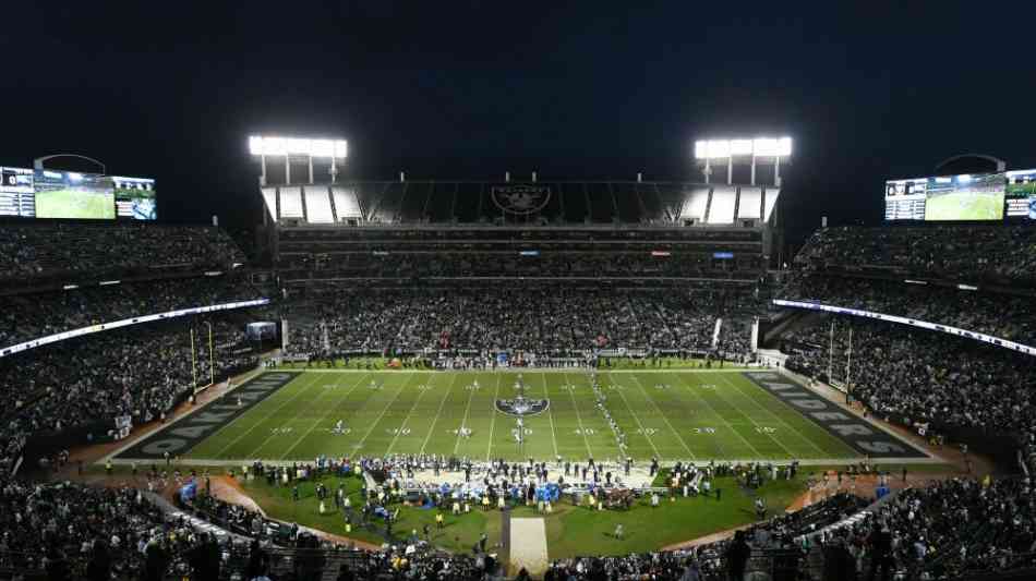 National Football League: Oakland-Sieg beim Abschied aus dem Coliseum