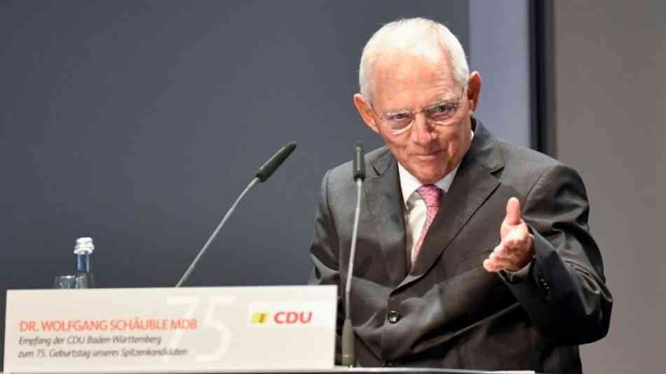 Wolfgang Schäuble soll  Bundestagspräsident werden