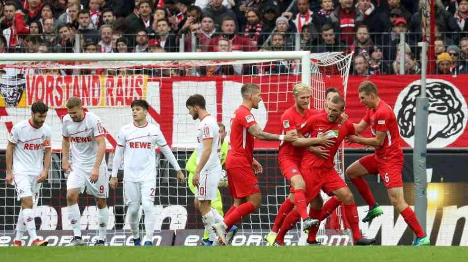 Köln nur 1:1 gegen Heidenheim - Bielefeld rutscht weiter ab