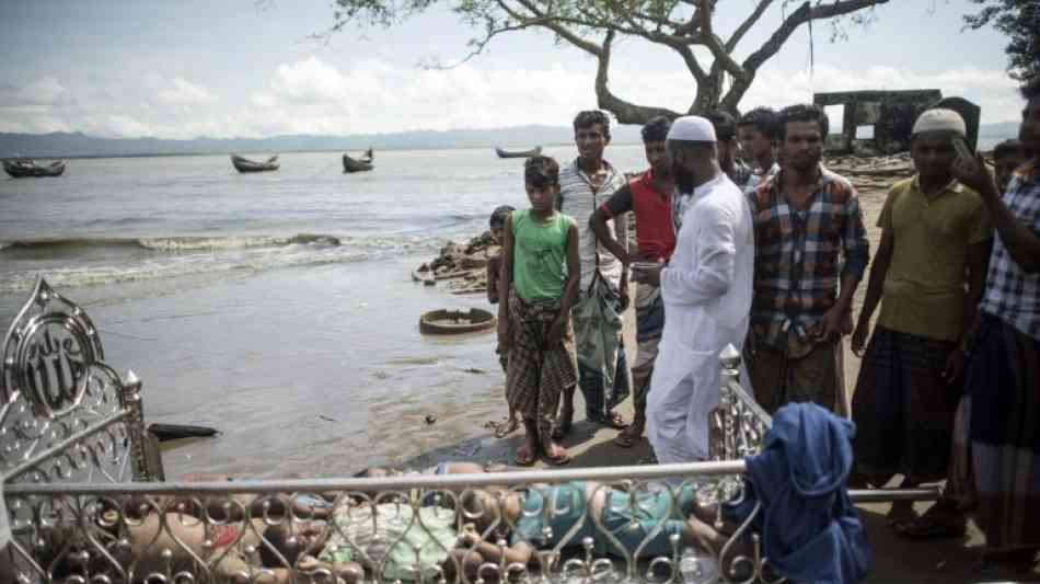 Mindestens zwölf Tote bei Untergang von Boot mit Rohingya-Flüchtlingen