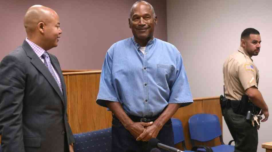 USA: O.J. Simpson rechnet für Montag mit vorzeitiger Haftentlassung