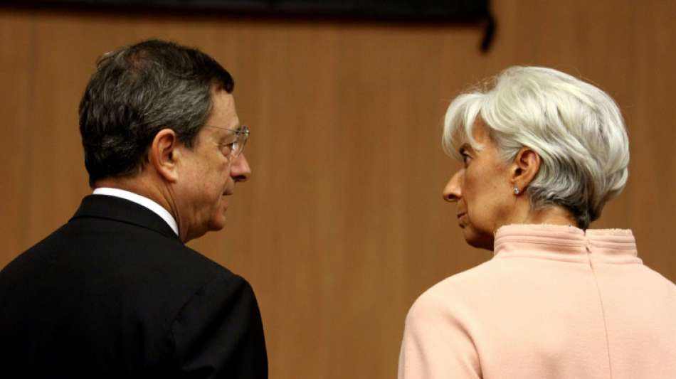 Symbolische Amtsübergabe an neue EZB-Präsidentin Lagarde