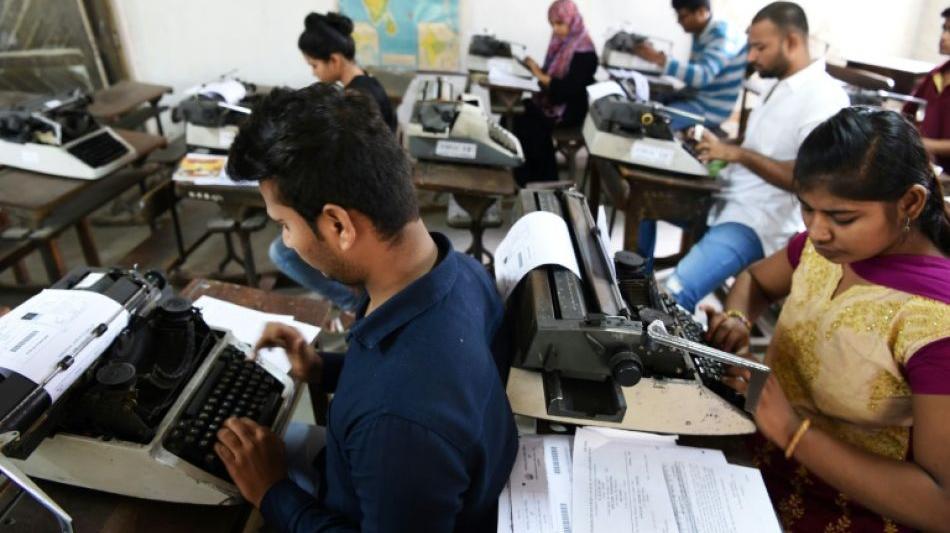 In Indien geht das Zeitalter der Schreibmaschinen seinem Ende entgegen   