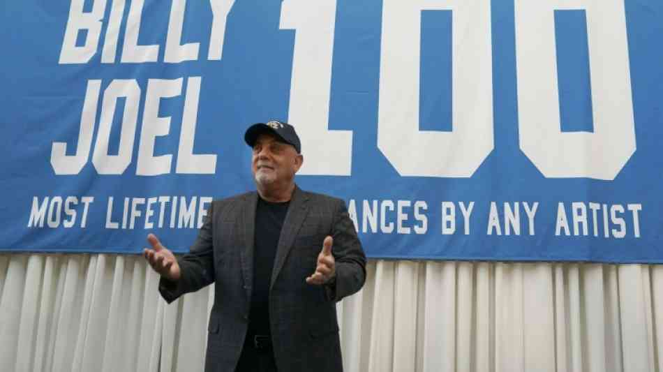 Pop-Legende Billy Joel gibt 100. Konzert im New Yorker "Madison Square Garden"