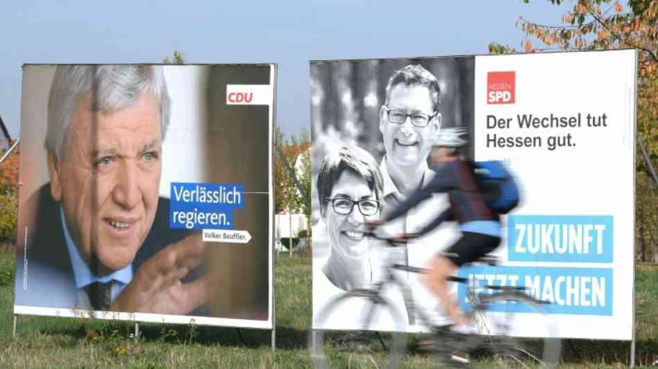Parteien in Hessen intensivieren kurz vor Landtagswahl Werben um Wähler
