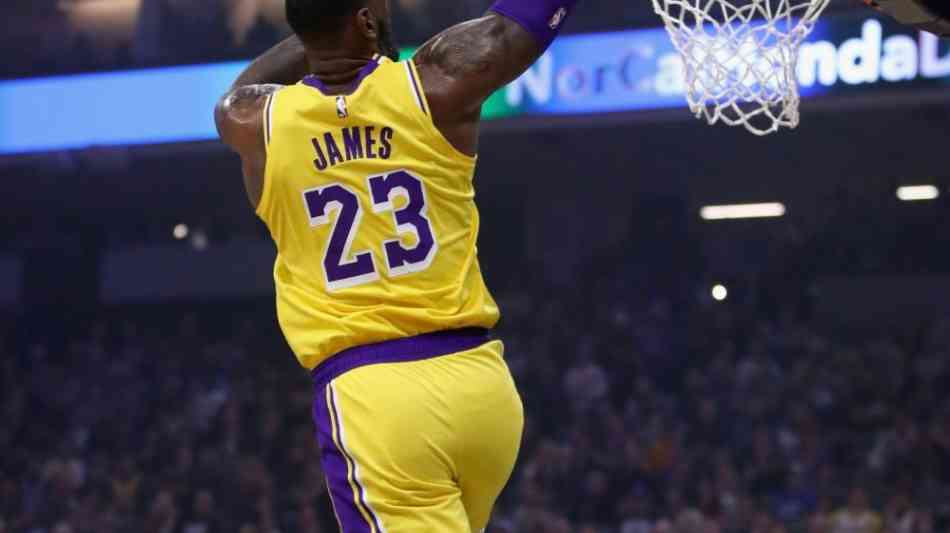 NBA: James wirft 51 Punkte für Lakers gegen Ex-Team Miami