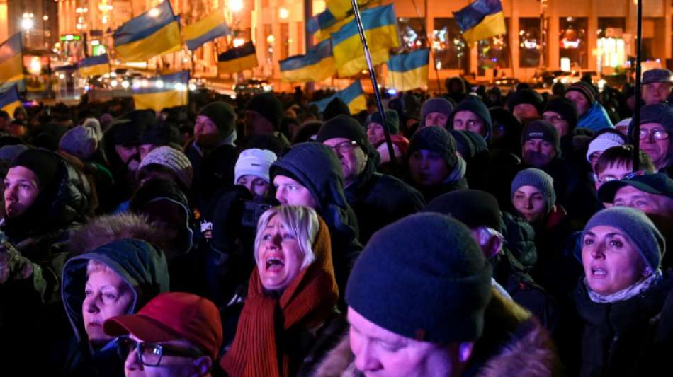 Tausende Demonstranten beteiligen sich an Russland-kritischem Protest in Kiew