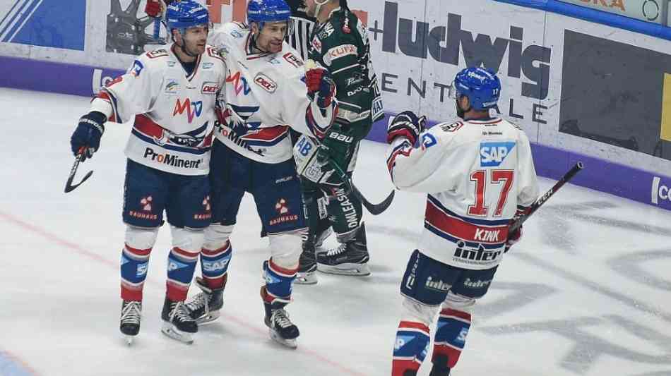 DEL: Mannheim baut Tabellenführung aus, DEG gewinnt Derby gegen Haie