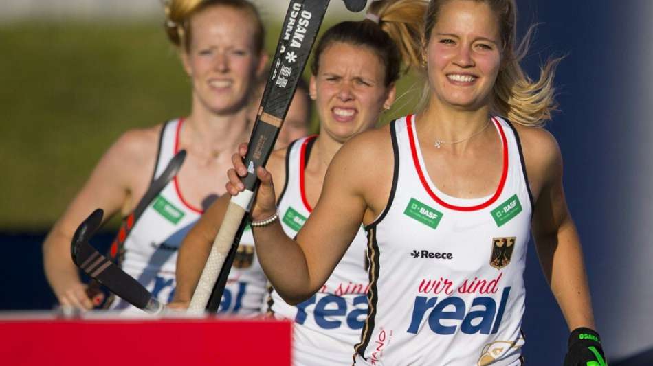 Hockey-EM: Frauen auf Halbfinal-Kurs