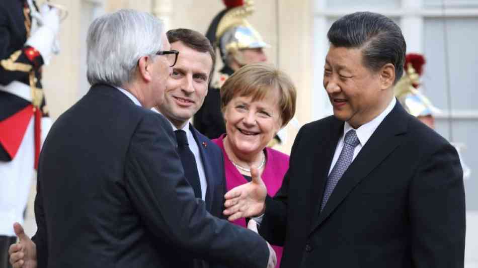 Merkel und Macron fordern von China Verhältnis auf Augenhöhe