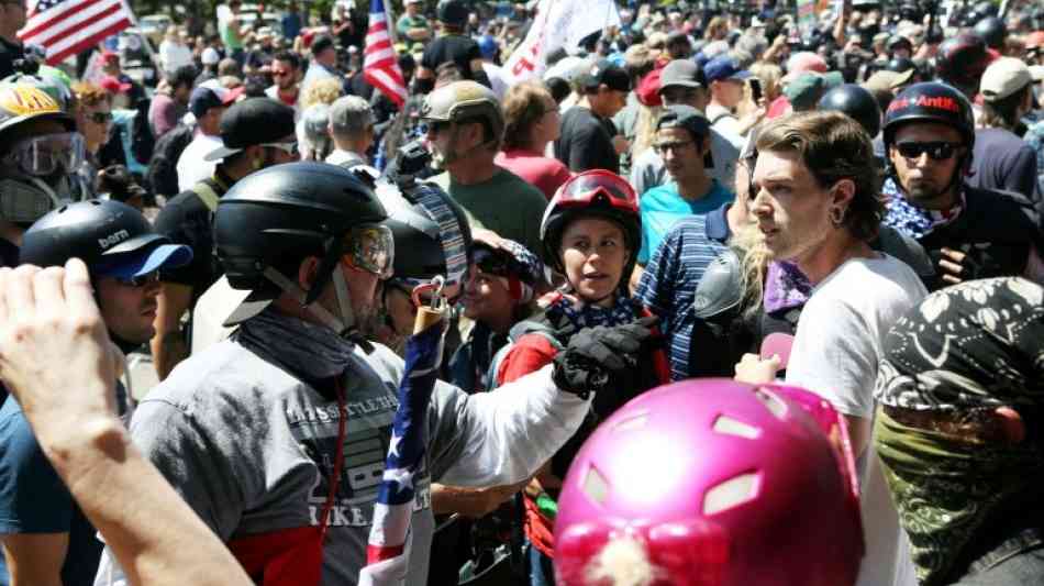 Spannungen bei Demonstration von Rechtsextremen in US-Stadt Portland