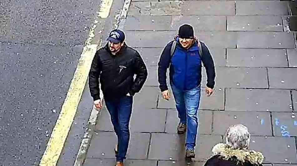 Von London gesuchte Verdächtige im Fall Skripal bezeichnen sich als Touristen