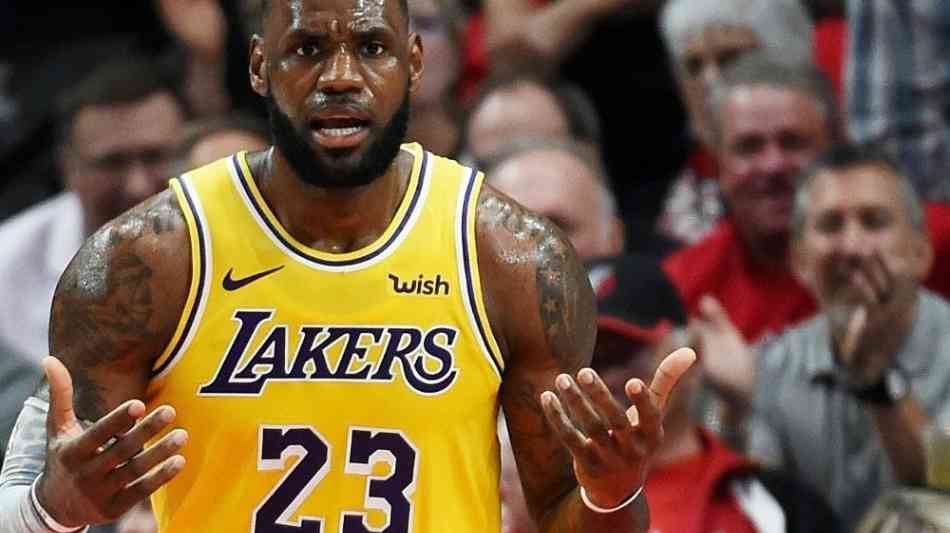 NBA-Superstar James kann Lakers-Niederlage nicht verhindern