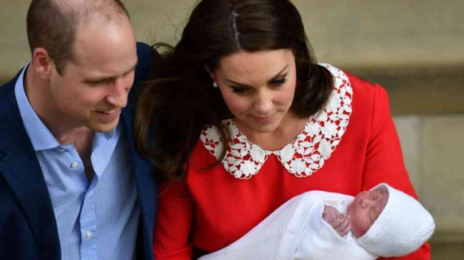 William und Kate nennen ihren neugeborenen Prinzen Louis Arthur Charles