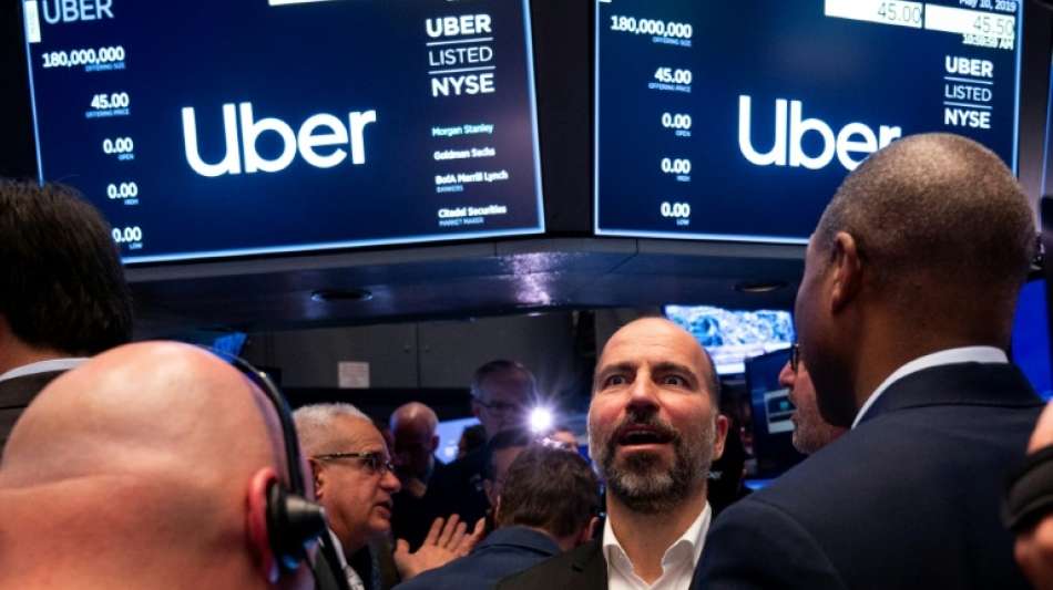 Fahrdienstanbieter Uber setzt Talfahrt an der New Yorker Börse fort