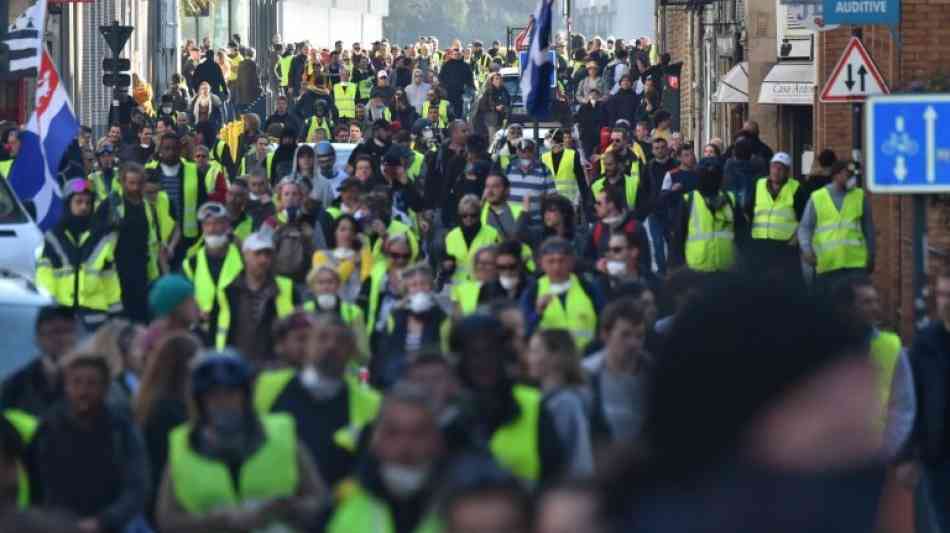 Höhere Beteiligung an Protesten der "Gelbwesten"-Bewegung in Frankreich