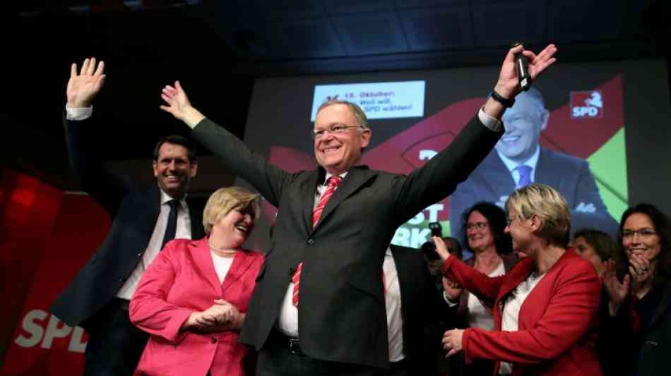 SPD in Niedersachsen mit 36,9 Prozent st