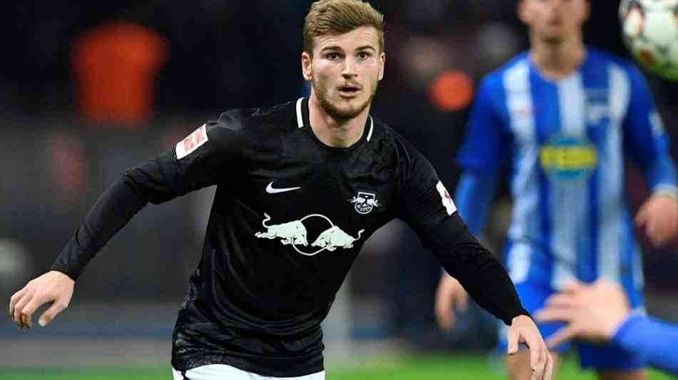 Fussball: RB Leipzig ohne Timo Werner und Poulsen in Glasgow