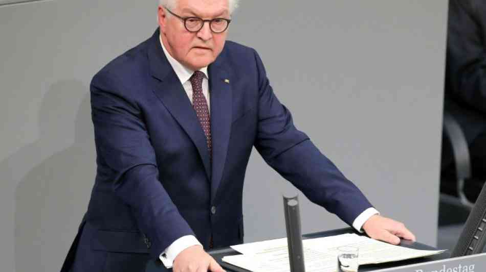 Steinmeier warnt vor "aggressivem Nationalismus" und wirbt für Mut zur Demokratie