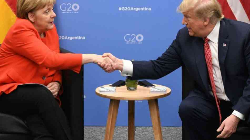 G20: Kanzlerin Merkel und Präsident Trump besprechen Handelsstreit