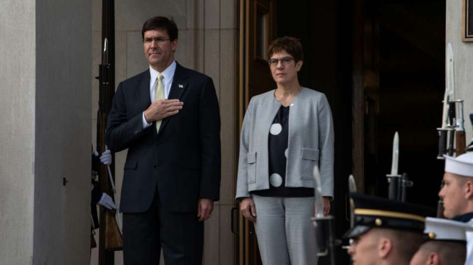 US-Verteidigungsminister spricht mit Kramp-Karrenbauer über Abzugspläne